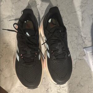 Adidas Black and White Athletic Sneakers